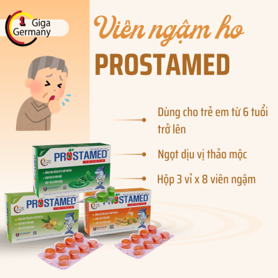 Kẹo ngậm quất gừng mật ong Prostamed