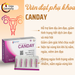 Viên đặt hỗ trợ phụ khoa CANDAY hỗ trợ viêm nhiễm, nấm ngứa, khử mùi phụ khoa